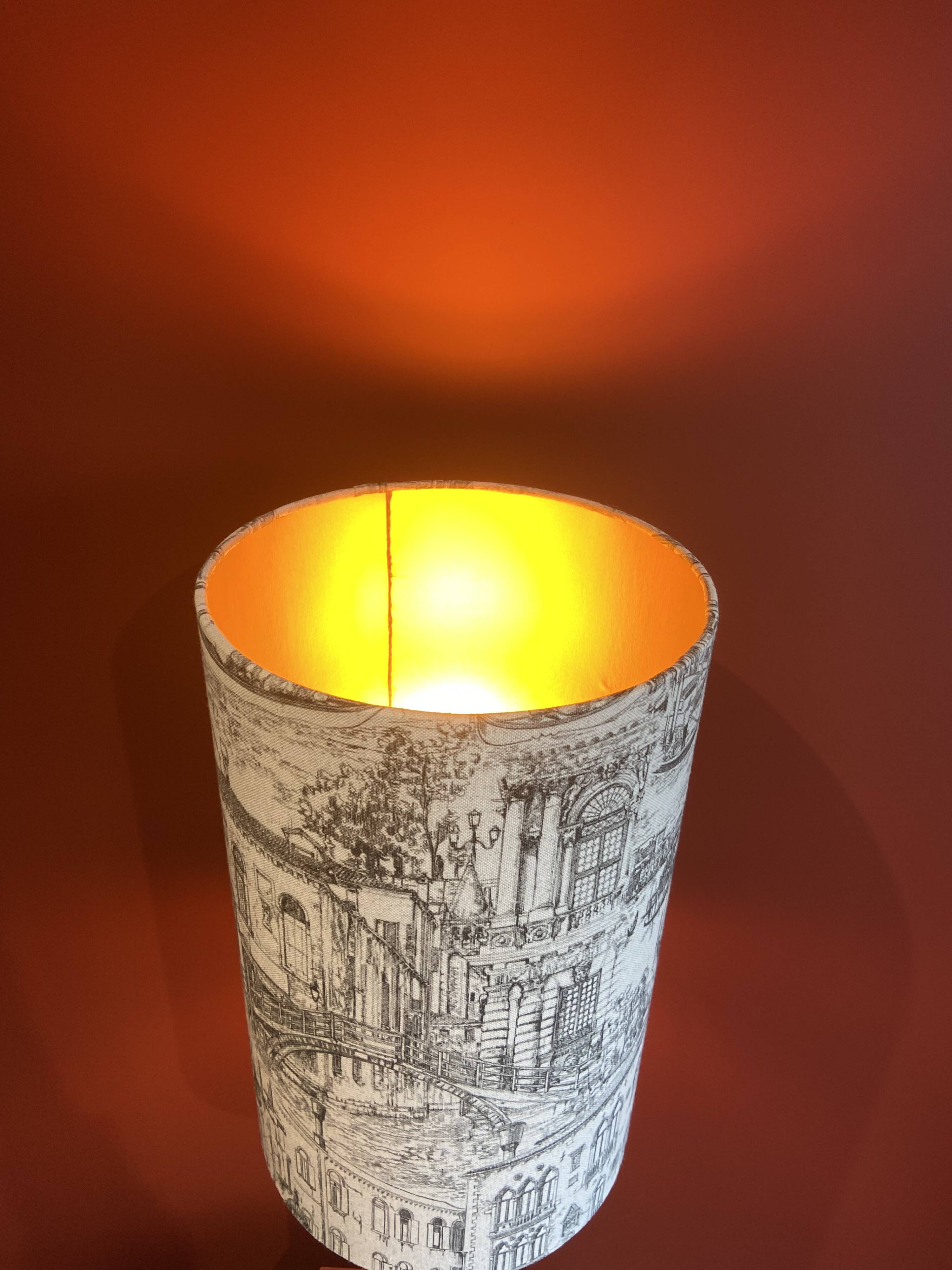 Table lamp "German Magdeburg Shell Socket" World War I, from