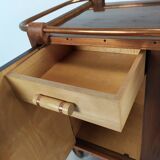 Rolling service art deco bar