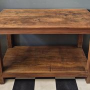 Ancienne Desserte Console  Table d'appoint en bois massif chevillé