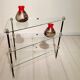 Etagère présentoir de vitrine verre vintage
