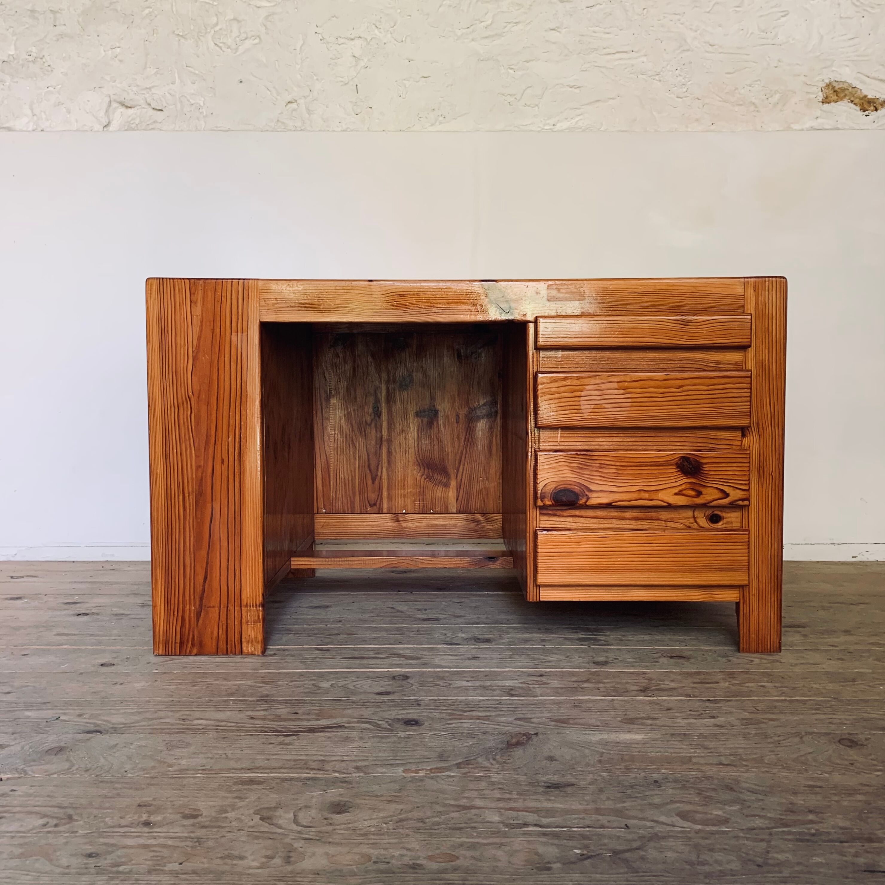 Vintage pine desk home style Regain