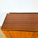 1960s minimalist Scandinavian teak sideboard