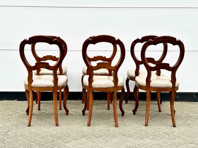 Chaises de salle à manger en acajou
