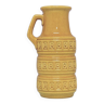 vintage ocre jaune Allemagne de l’Ouest peut vase Scheurich