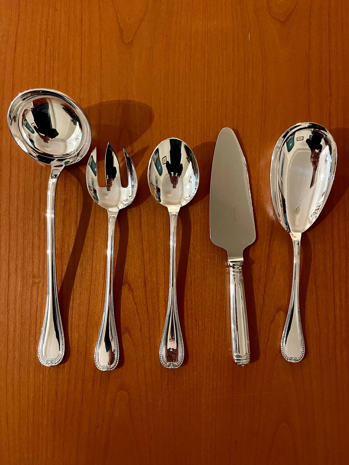 Christofle malmaison cutlery 88 pieces new condition