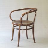 Le corbusier bentwood armchair by ungvar b9 1900 leather seat