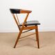 Danish armchairs in teak and skai by Helge Sibast for Sibast 1955.
