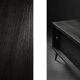 Mid-Century Scandinavian Modern Dark Oak Sideboard with Wood and Metal