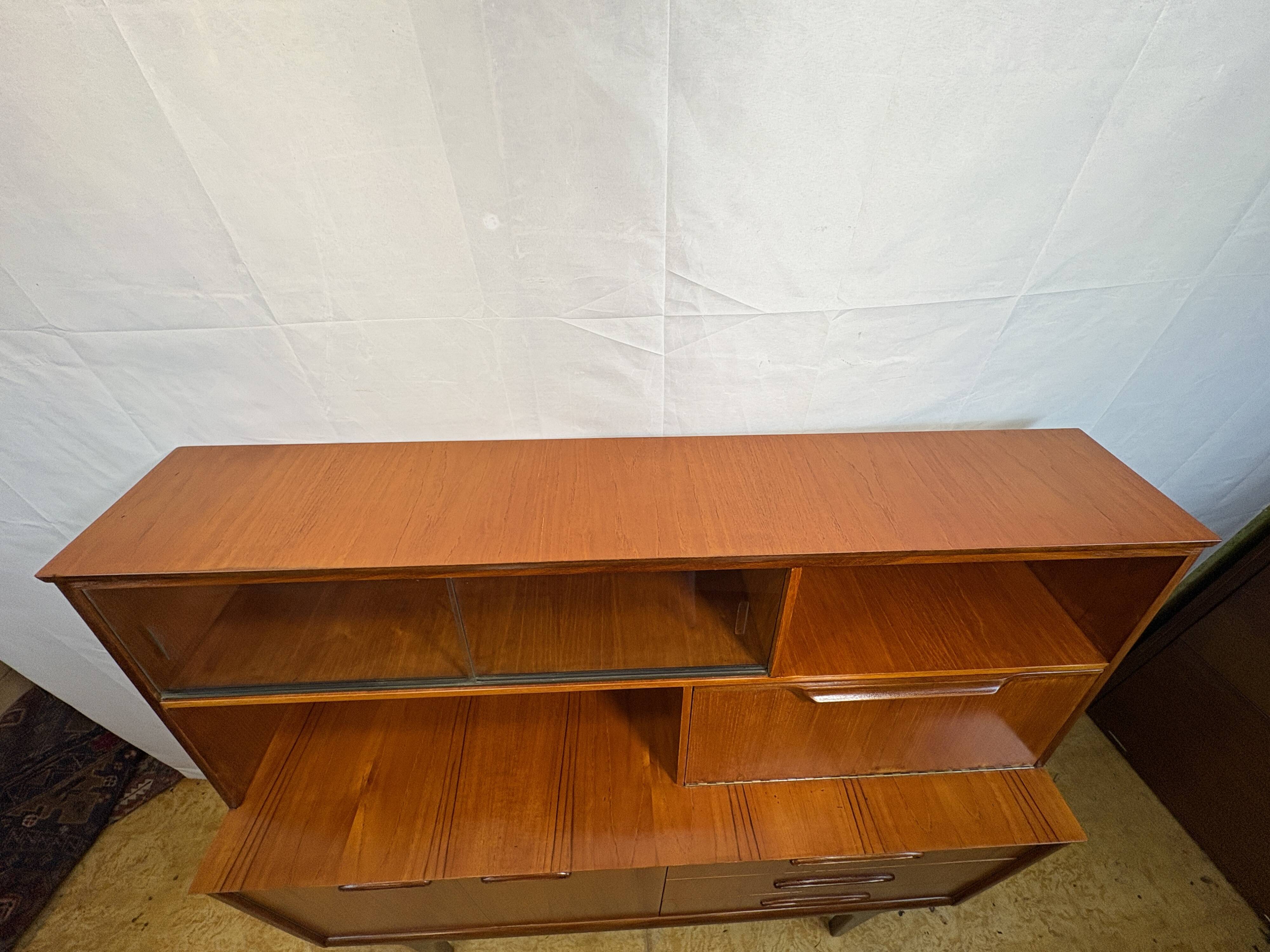 Mid Century Retro Teak Sideboard / Highboard by Jentique 1960  DanishD