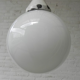 Glass globe pendant light