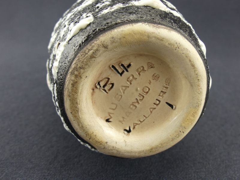 Vintage ceramic pitcher Musarra Mabyjo's Vallauris