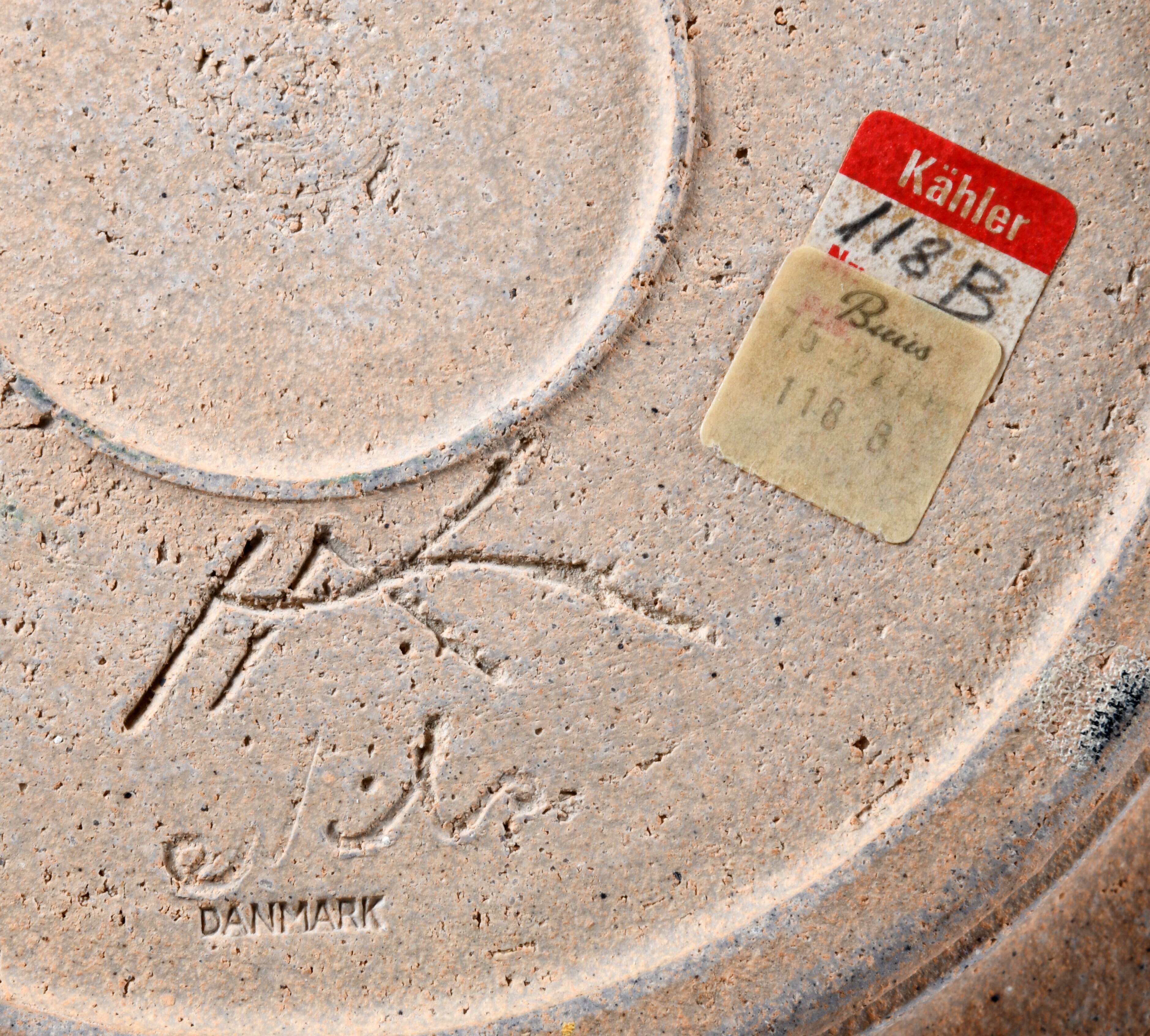 Ceramic dish by Nils Kähler