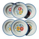 6 assiettes creuses HBCM