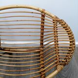 Children's lemon rattan chair