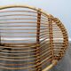 Children's lemon rattan chair