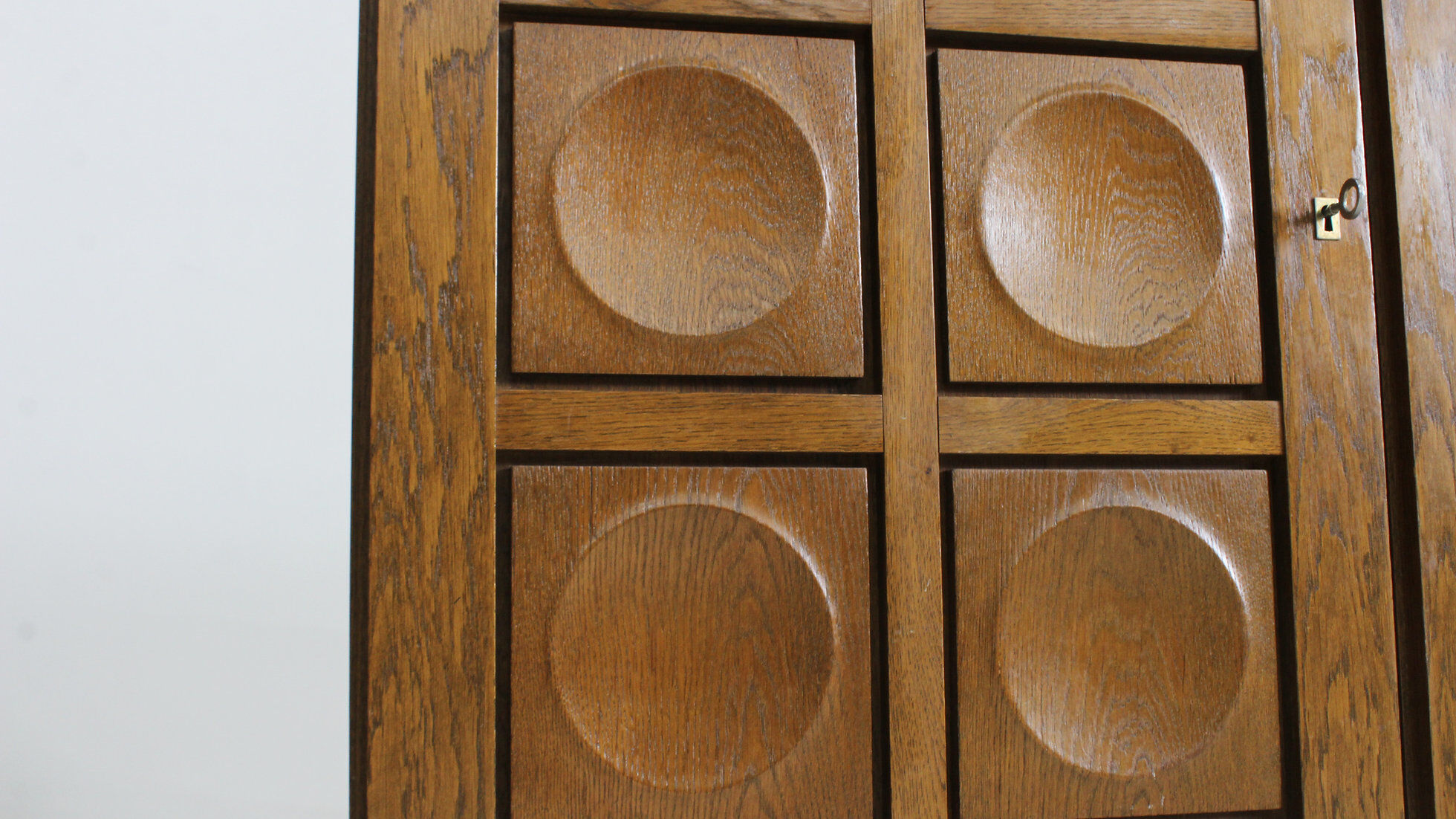 Vintage brutalist sideboard 1970s Gerhard Bartels