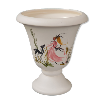 Vase vintage forme médicis 1960