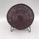 Rattan chair / armchair in the form of a woven basket from the 80's, Germany