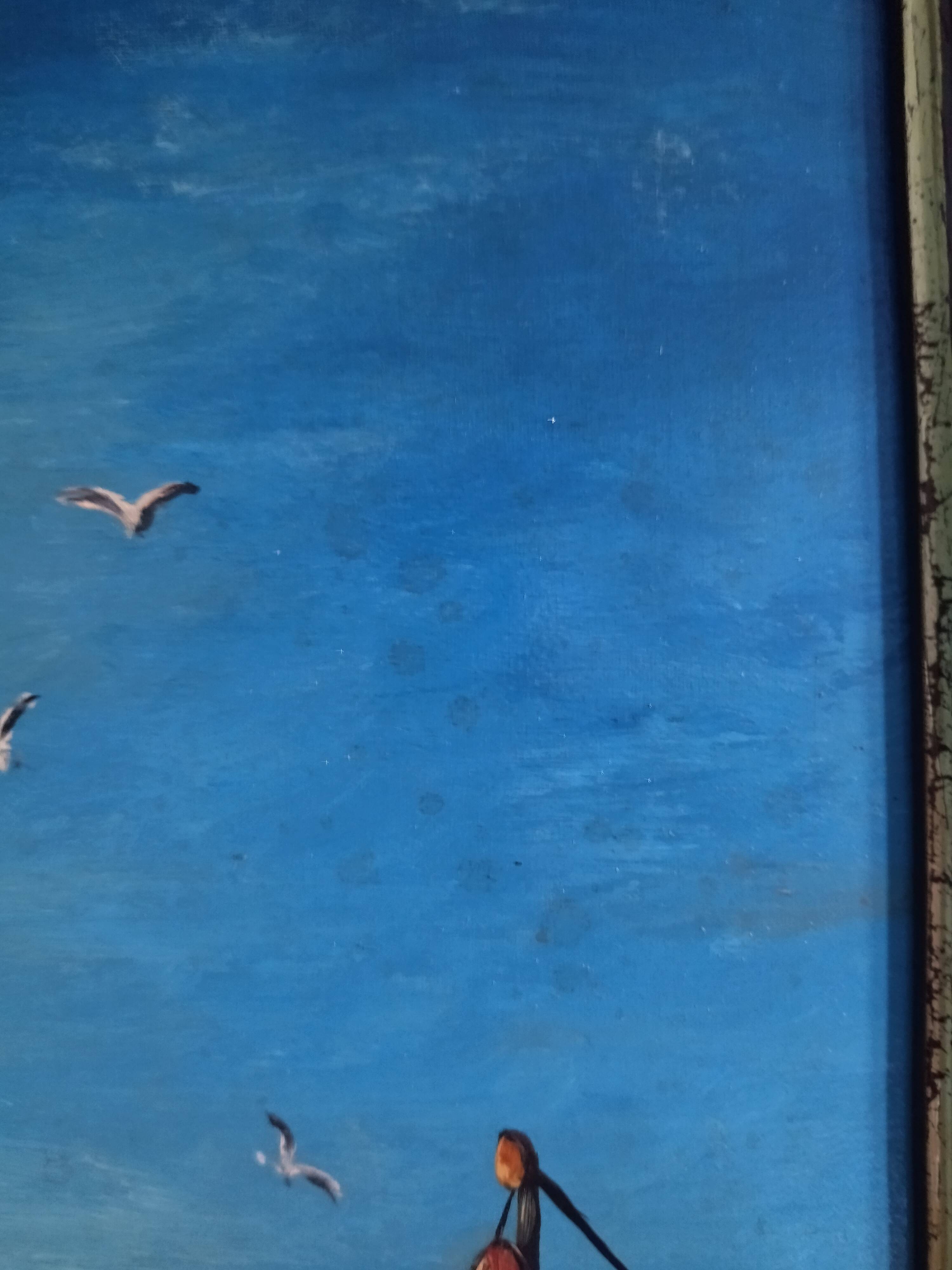 Painting the oil on canvas signed