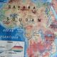 Vintage school map mdi: Africa-Europe physical.