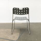 Omkstack Postmodern Chair from the vintage space age by Rodney Kinsman for Bieffeplast