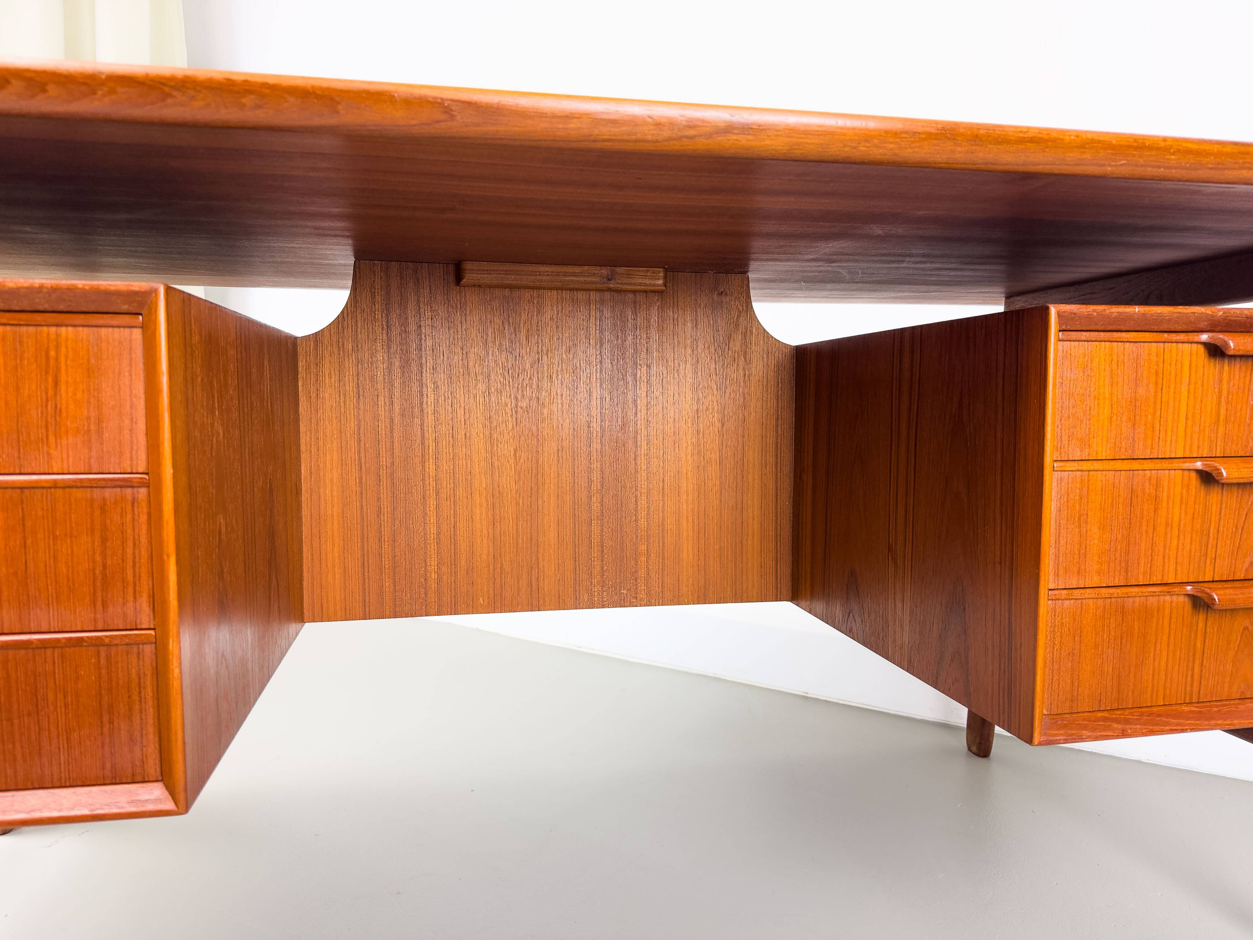 Omann Jun Model 75 Teak Desk, 1960s