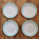 Vintage dessert plates Digoin Lola