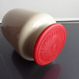 Ancient jar of mustard sandies from Meaux Pommery