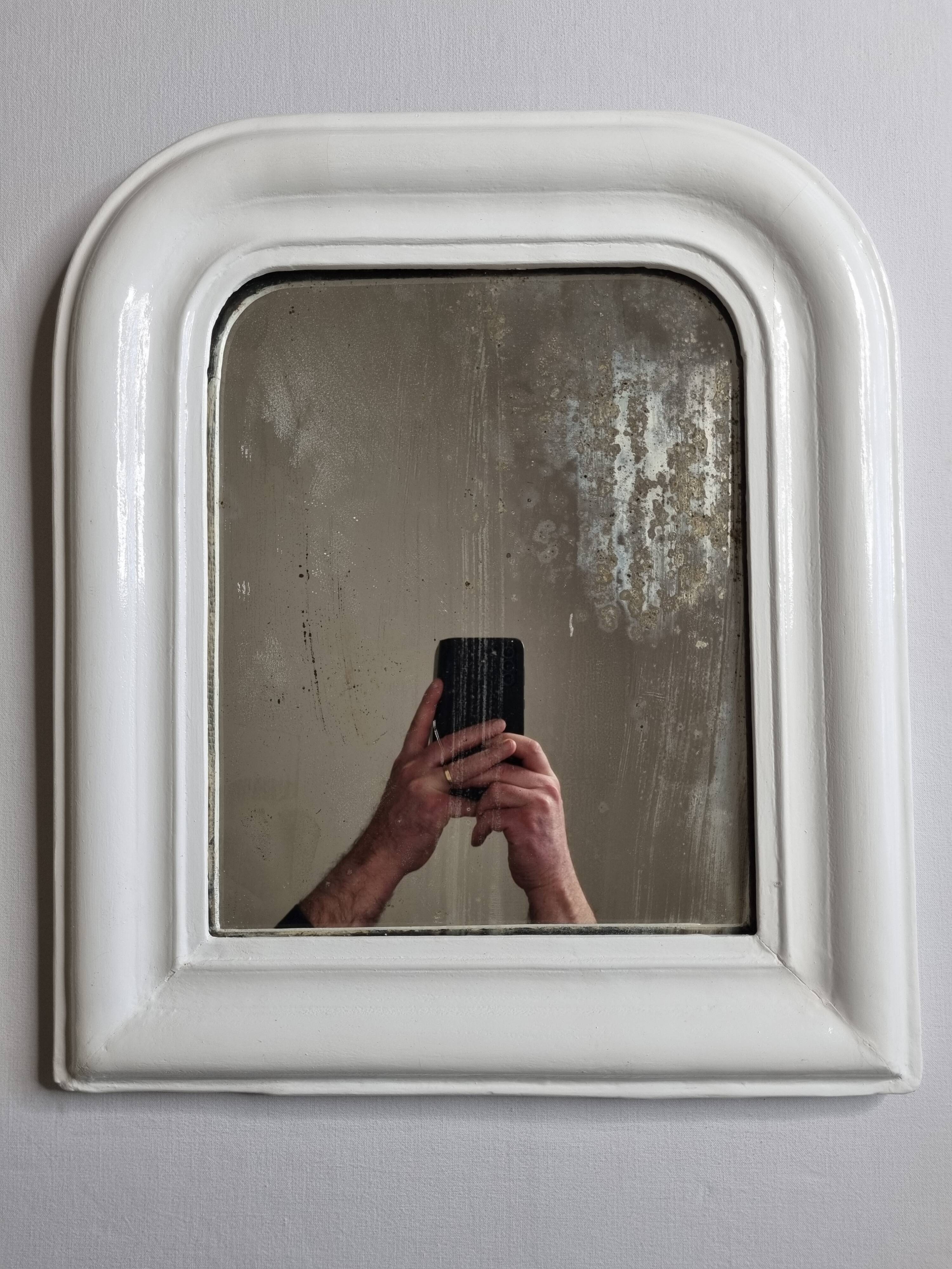 Vintage Louis Philippe style table mirror 46 cm x 40 cm
