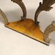 Old eclectic console carved in gilded fir, Italy 19th century