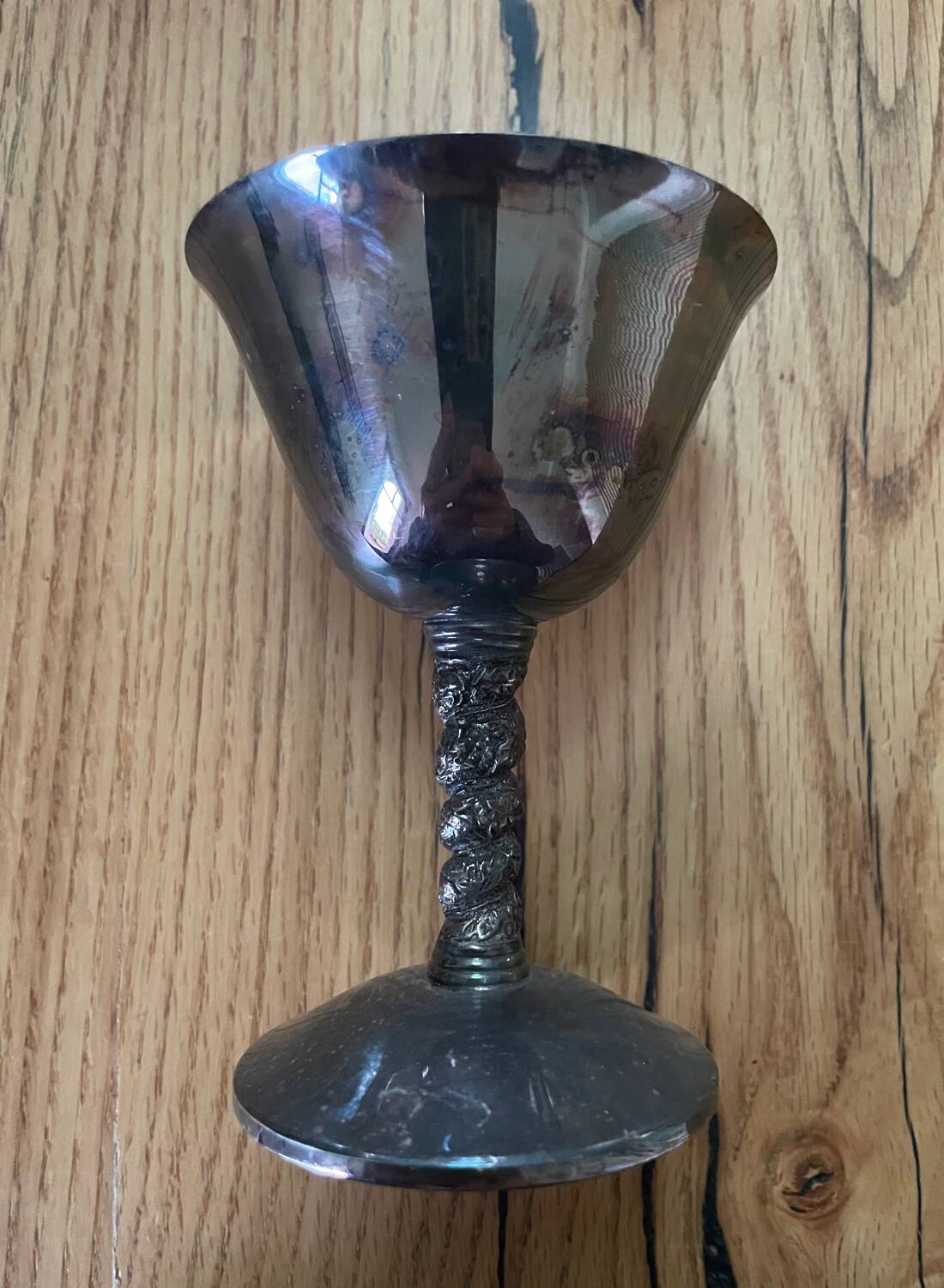 6 silver plated mappin & webb tumbler/cup