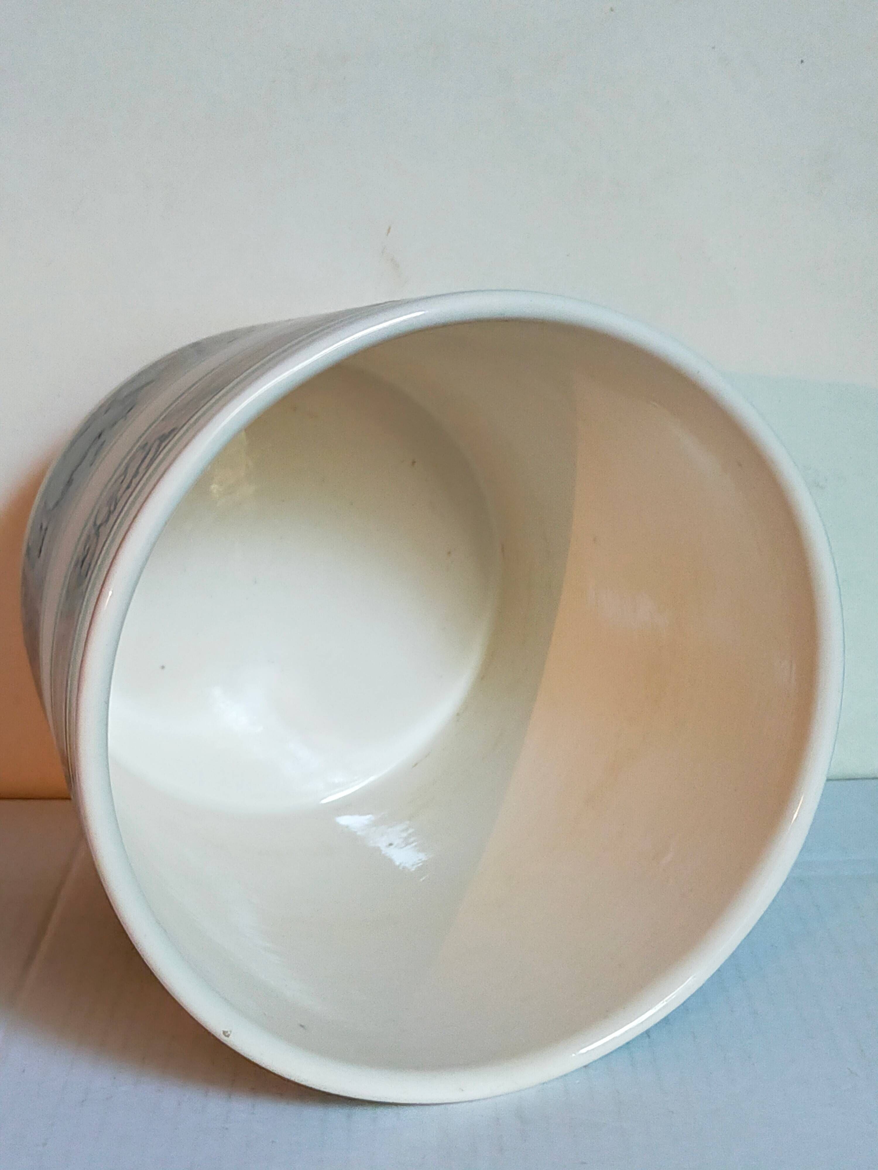 XXL ceramic planter from Saint-Pair-Sur-Mer from the NEUSTRICER earthenware factory, 1960s