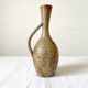 Vase carafe en grès pyrité vintage