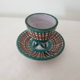Ceramic egg cup signed Robert Picault - Vallauris 1950s