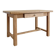 Old farmhouse table in solid oak with a drawer.