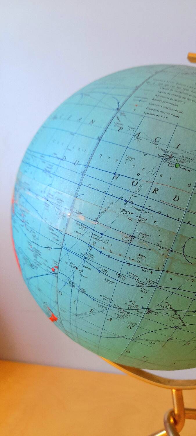 Tripod globe, 1969