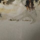 Engraving moulin rouge paris