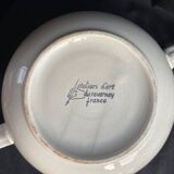 Sarreguemines thistle soup tureen