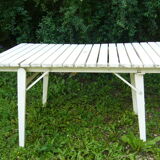 wooden folding garden table