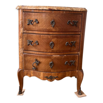 Commode ancienne de style 3 tiroirs