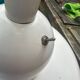 White Space Age style Italian floor lamp