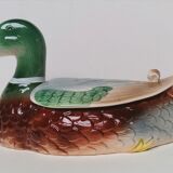 Empty pocket duck Francesco Guarino slip majolica