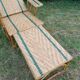 Long rattan chair - bamboo