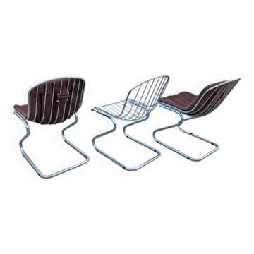 3 Gastone Rinaldi 'Sabrina' Chairs for Rima – Italy, 1970s