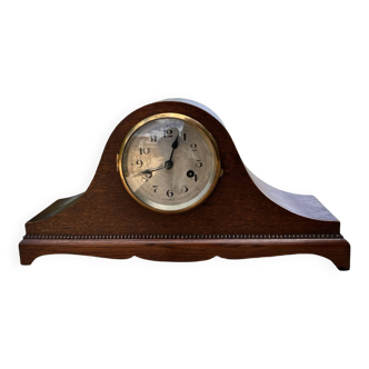 Mantel clock, art deco style, Napoleon's hat, Germany, 1930s.