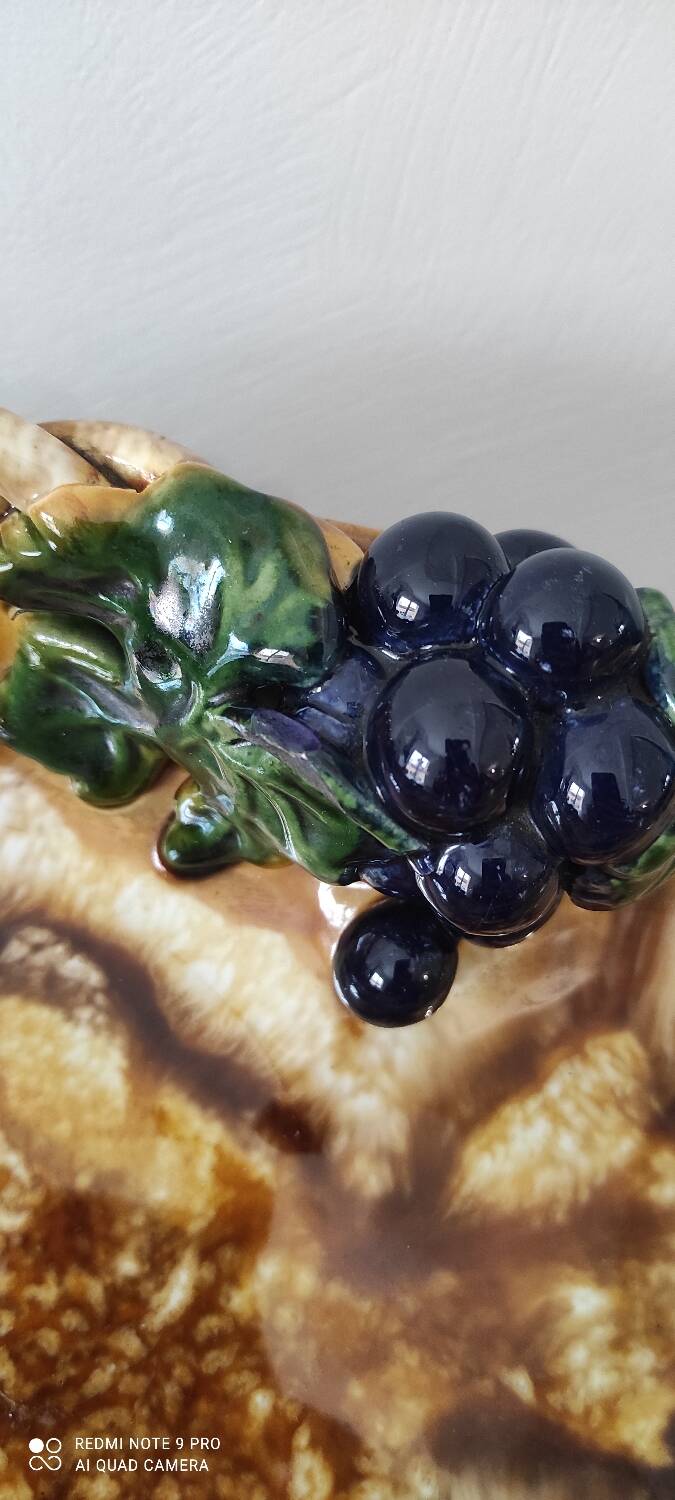 St Peter Austrian Barbotine Dish