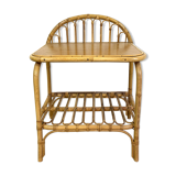 Rattan nightstand