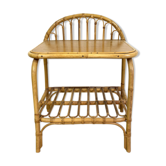 Rattan nightstand