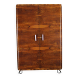 Armoire Bauhaus par Hynek Gottwald en placage de noyer et hêtre, années 1940