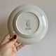 Set of 12 vintage dessert plates, Sousse model by Digoin Sarreguemines.